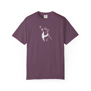Border Collie T-Shirt Border Collie Hund Grafik-T-Stück Border Collie Geschenk für Hundeliebhaber Schafzüchter Shirt Bild 10