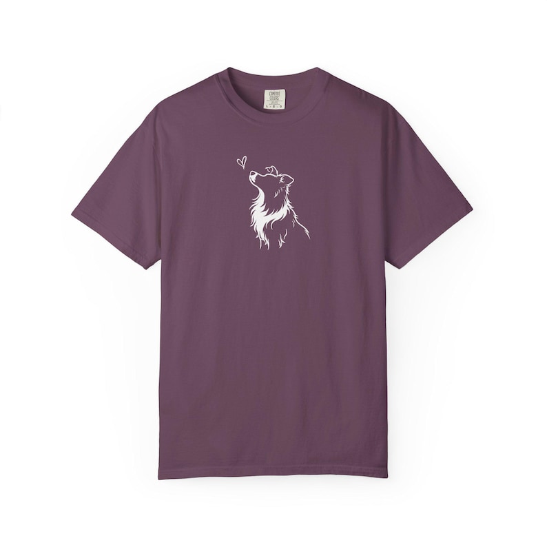 Border Collie T-Shirt Border Collie Hund Grafik-T-Stück Border Collie Geschenk für Hundeliebhaber Schafzüchter Shirt Bild 10