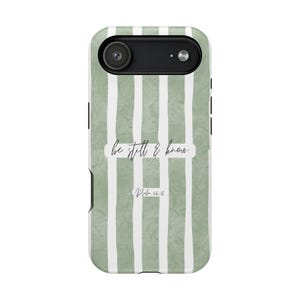 Be Still and Know Christian phone case Scripture Bible Verse Faith Phone Case image 3