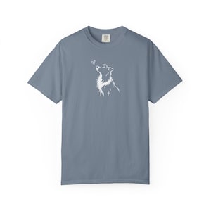 Border Collie T-Shirt Border Collie Hund Grafik-T-Stück Border Collie Geschenk für Hundeliebhaber Schafzüchter Shirt Bild 7