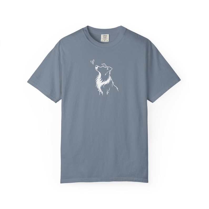 Border Collie T-Shirt Border Collie Hund Grafik-T-Stück Border Collie Geschenk für Hundeliebhaber Schafzüchter Shirt Bild 7