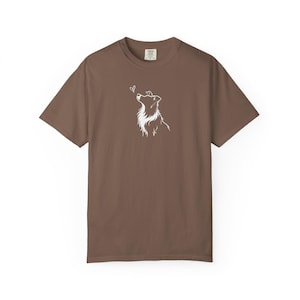 Border Collie T-Shirt Border Collie Hund Grafik-T-Stück Border Collie Geschenk für Hundeliebhaber Schafzüchter Shirt Bild 8