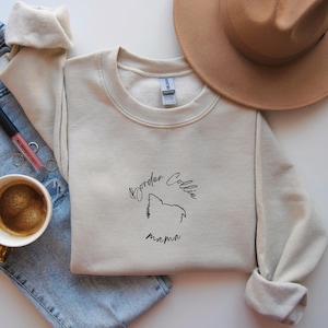 Border Collie Mama Sweatshirt for Border Collie Owner Gift for Dog Mom Sweatshirt