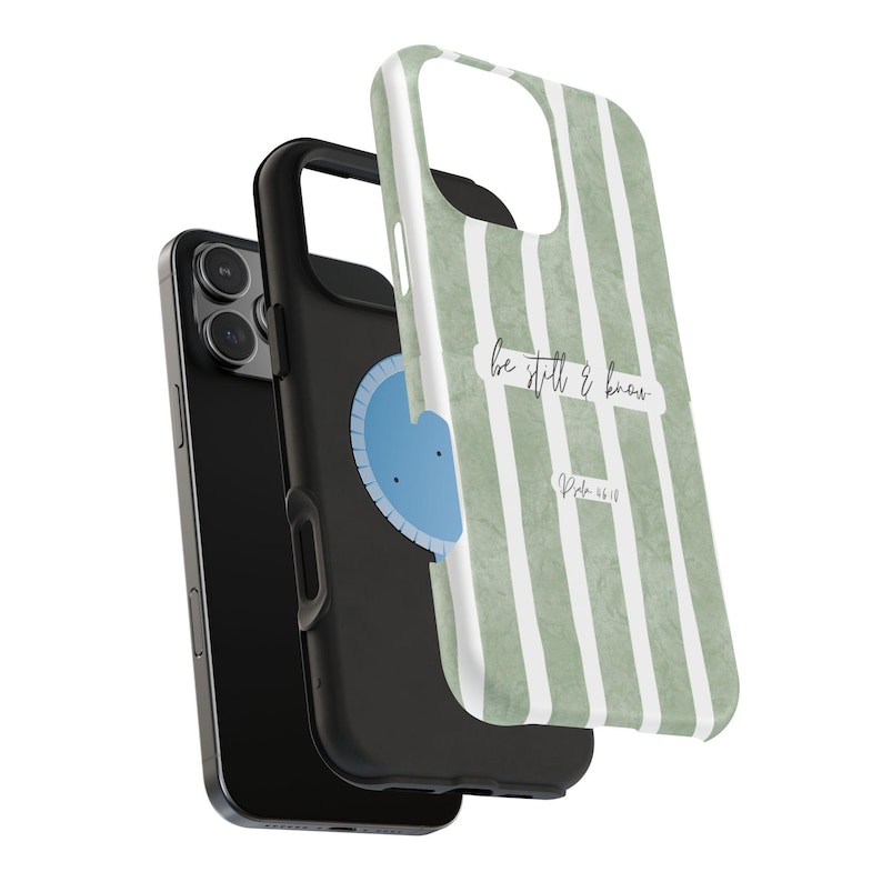 Be Still and Know Christian phone case Scripture Bible Verse Faith Phone Case image 17
