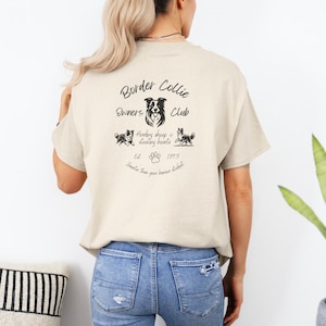 Border Collie Graphic Tee Border Collie Shirt Border collie Gift for Border Collie Owner