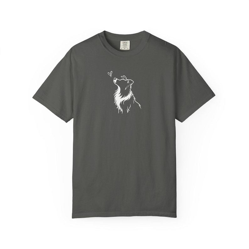 Border Collie T-Shirt Border Collie Hund Grafik-T-Stück Border Collie Geschenk für Hundeliebhaber Schafzüchter Shirt Bild 9