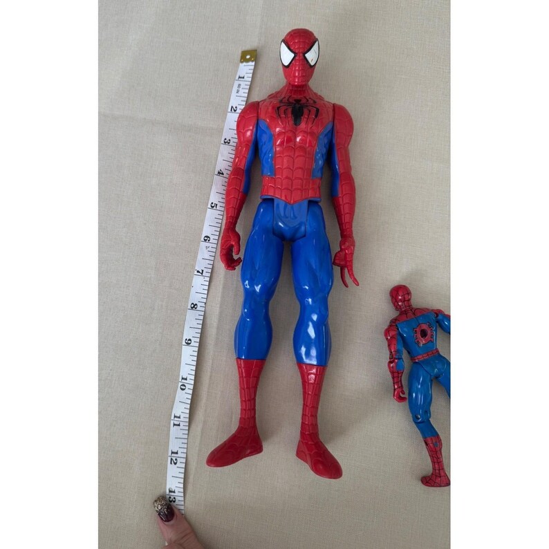 Marvel Spider-Man Action Figure Lot, Large and Small Vintage, Collectible Toy image 14