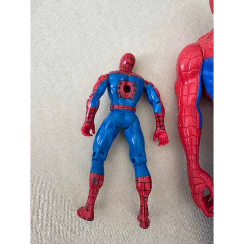 Marvel Spider-Man Action Figure Lot, Large and Small Vintage, Collectible Toy image 9