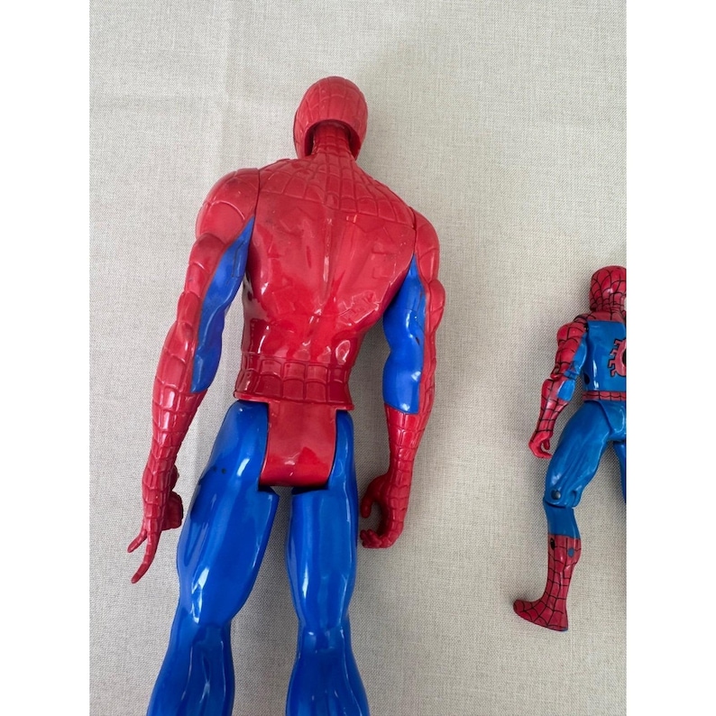 Marvel Spider-Man Action Figure Lot, Large and Small Vintage, Collectible Toy image 6