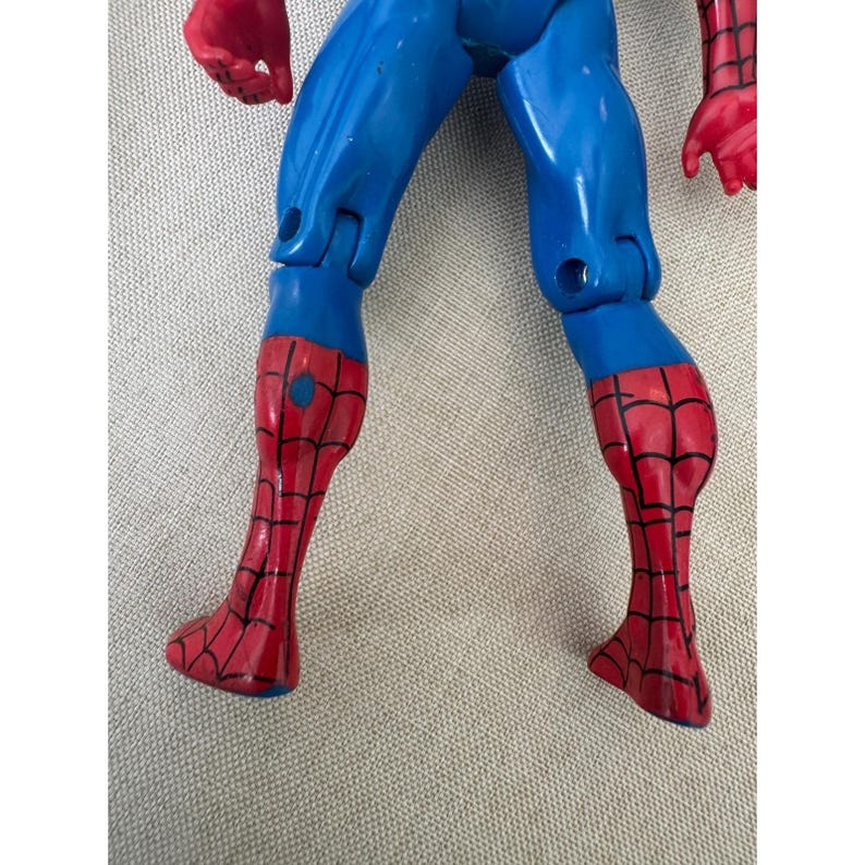 Marvel Spider-Man Action Figure Lot, Large and Small Vintage, Collectible Toy image 13