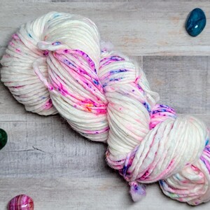 Confetti Pop Bulky Yarn, Custom Hand Dyed, Speckles, 100% Superwash ...