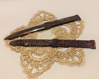Vintage Marble Red Plastic Letter Opener Al’s Auto Supply, Crookston, MN (5146)