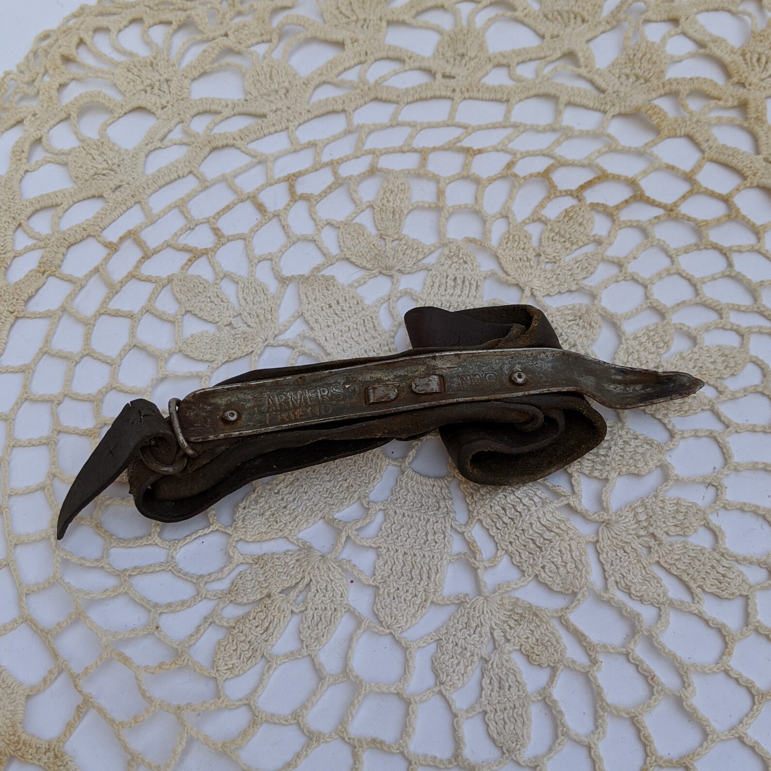 Antique Corn Husking Tool Leather Farmers Friend No. 8 Etsy