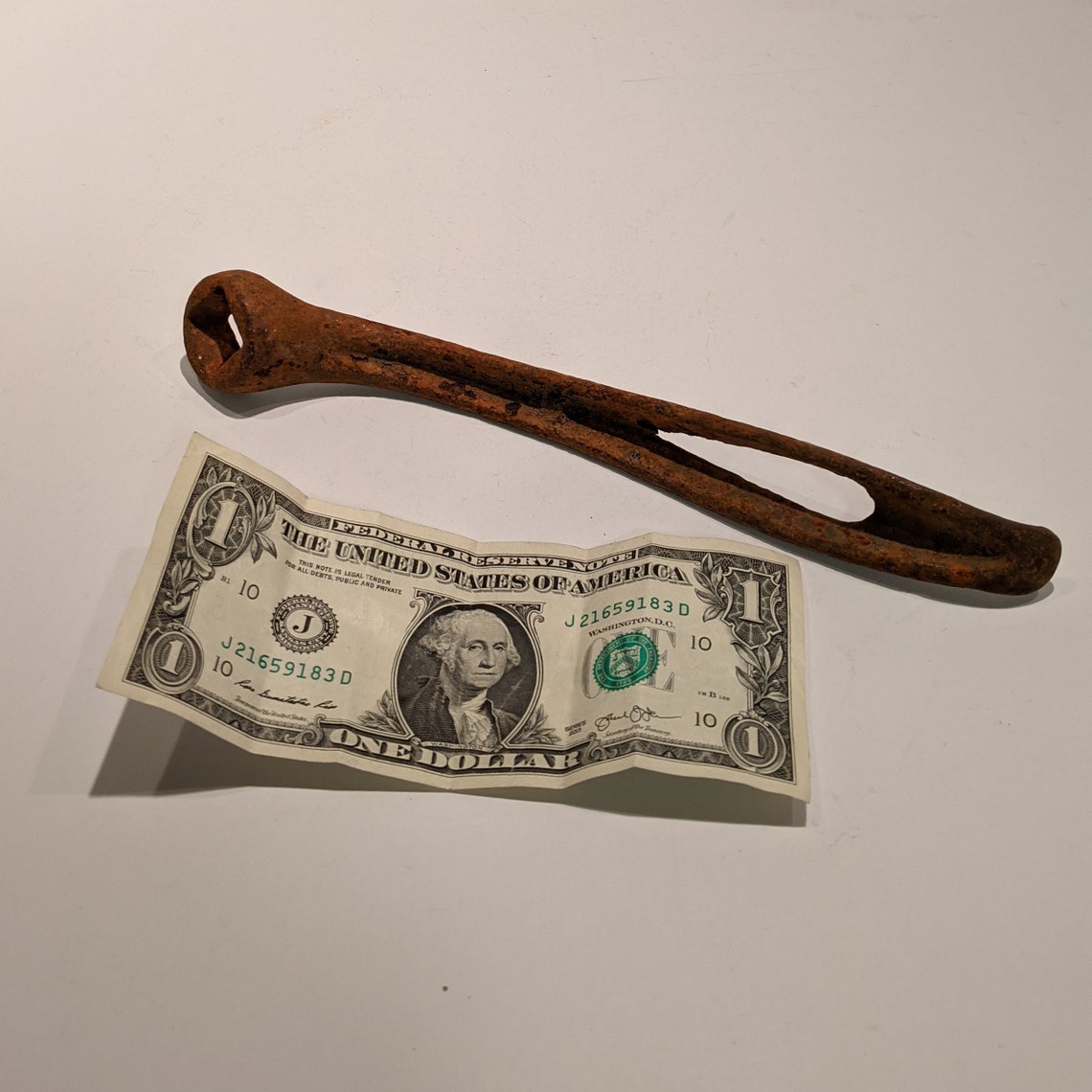 Vintage Metal Square Nut Wrench 5787 Etsy