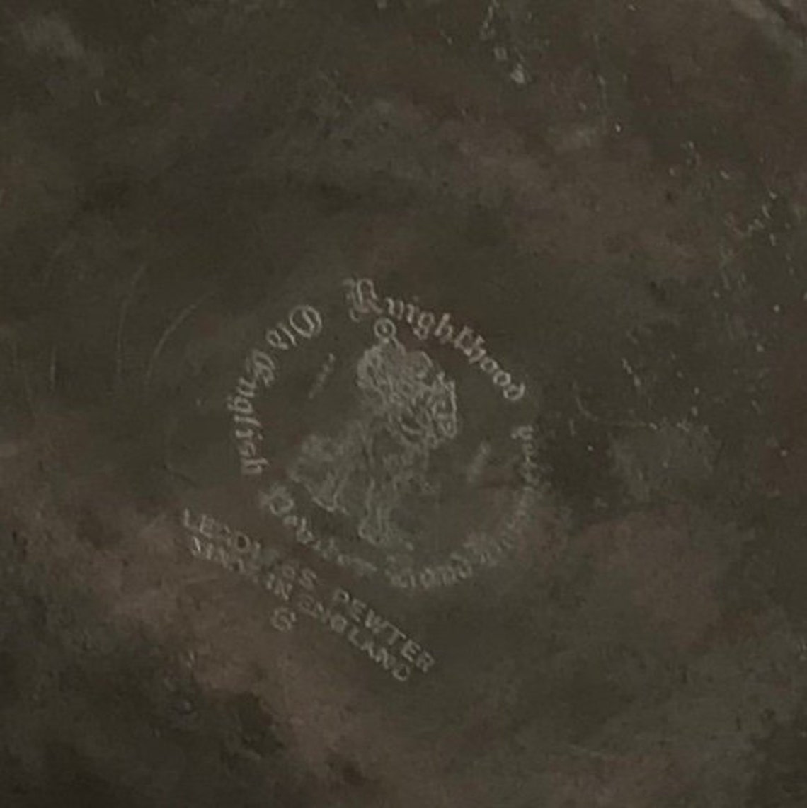 Vintage Old English Leadless Pewter Knighthood Teapot / Etsy