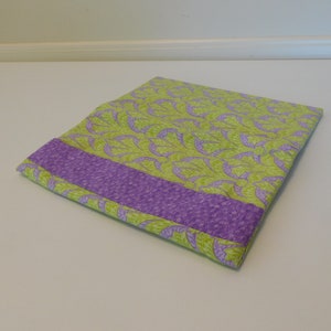 Yellow and Purple Handmade Fabric Potato Microwave Cooker (M111)