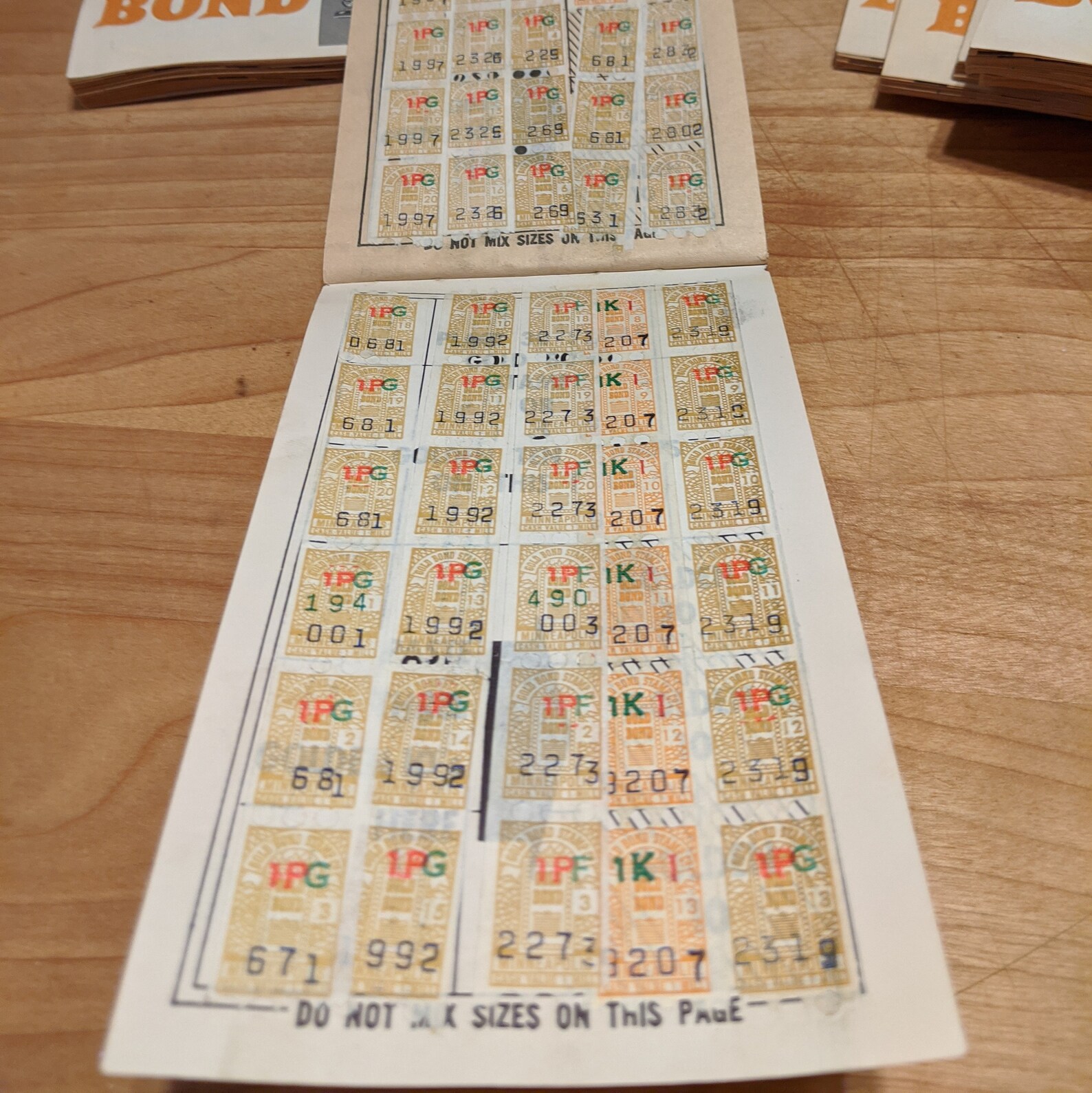 Vintage Gold Bond Stamp Book Set of 6 1/2 Books 5014 Etsy