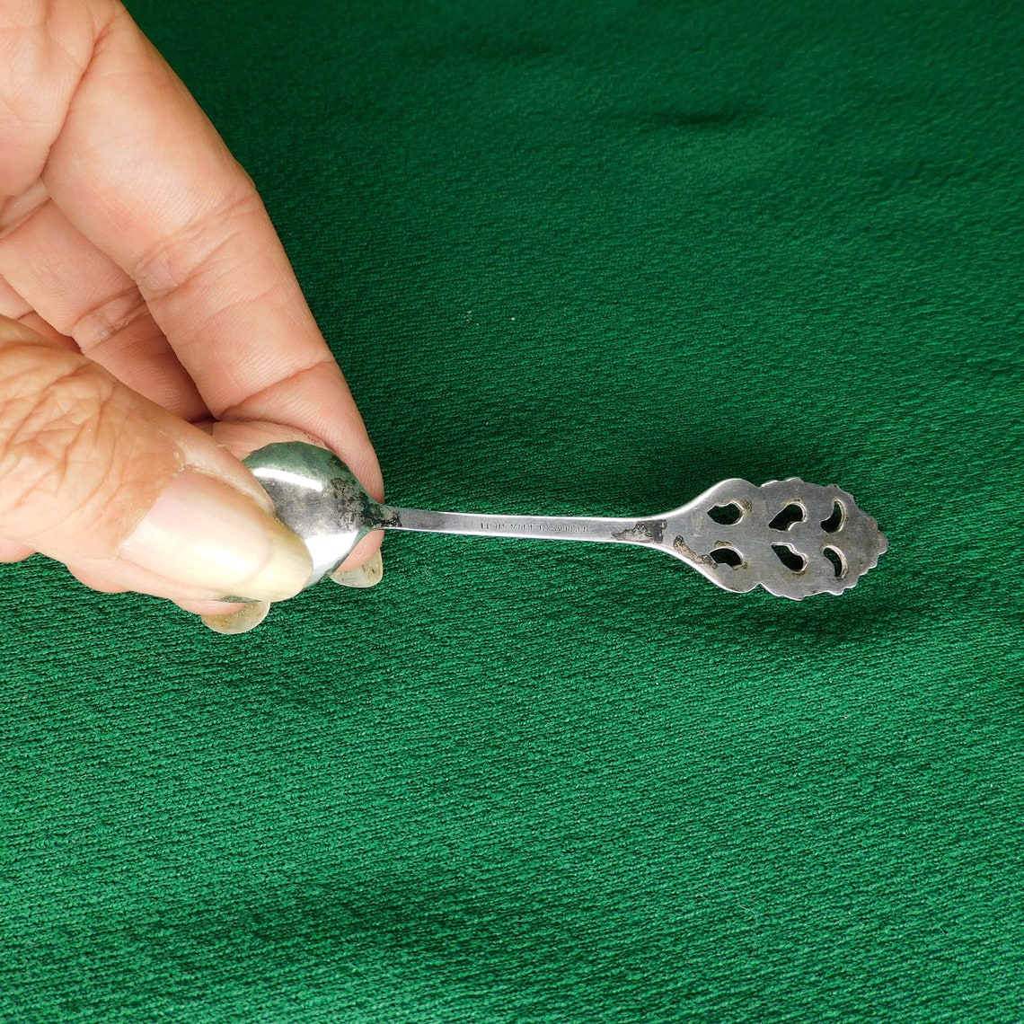 Vintage Small Spoon Marked EPNS Made in Sweden Timeworn B43 Etsy