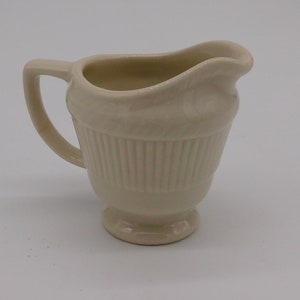 Vintage Staffordshire Creamer Beige, 1983, Shenango China, Marked, (6462)