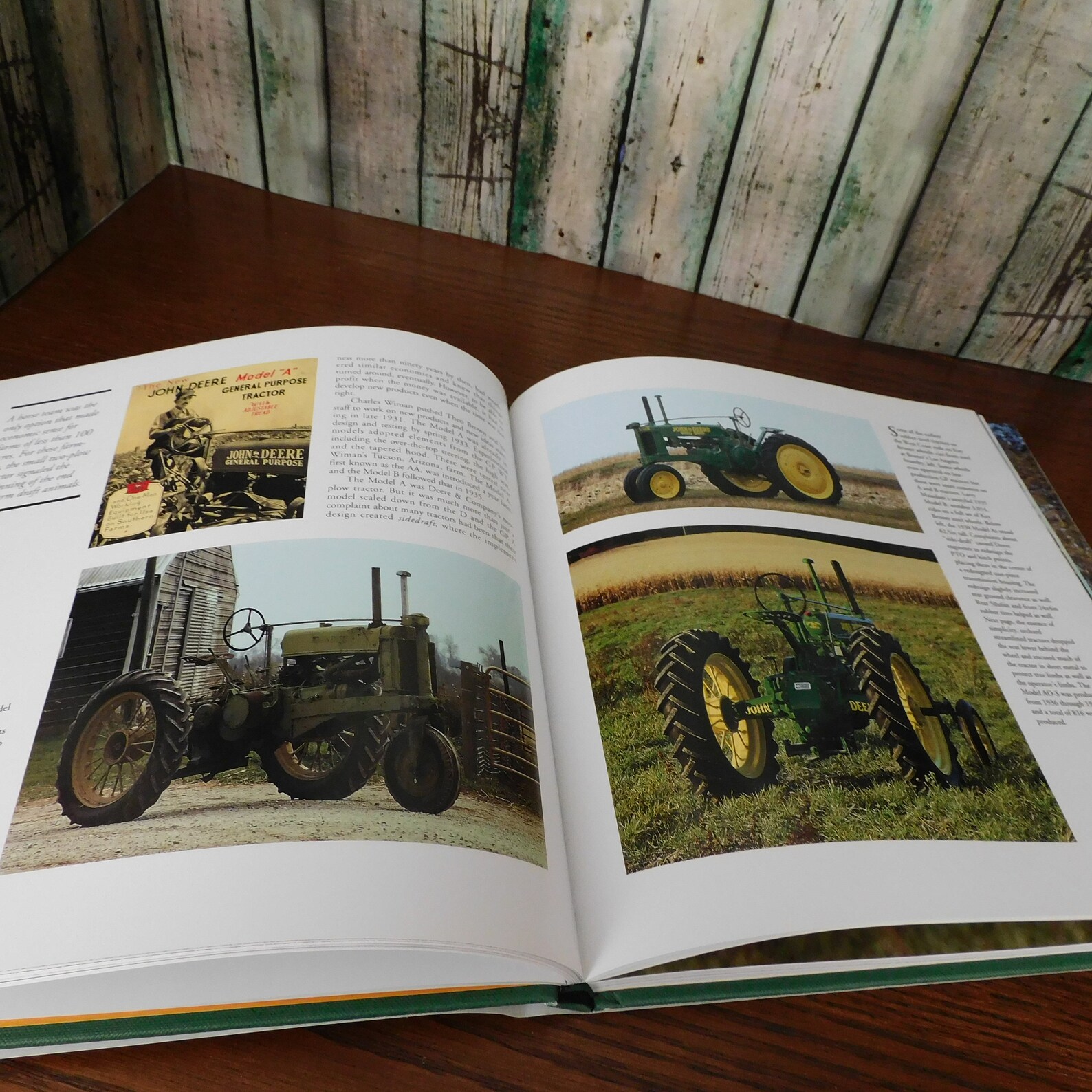 Vintage John Deere Farm Tractor Book by Randy Leffingwell Etsy