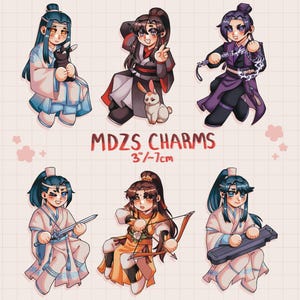 MDZS 3&quot; Charms