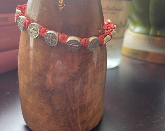 St. Benedict Medal Cord Bracelet, Blessing Rosary