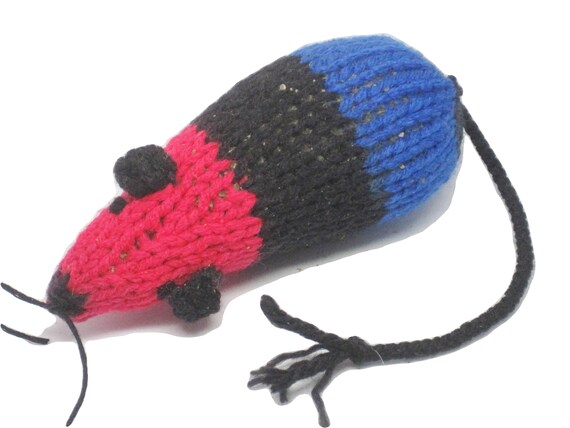 red mouse cat toy