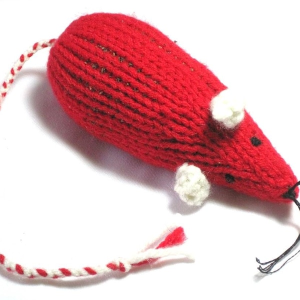 Knitted Mouse Toy Etsy
