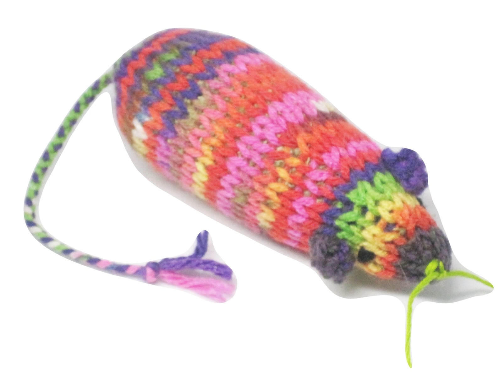 Knit Catnip Mouse Cat Toy is a Beautiful Butterfly Etsy