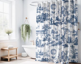 QWRSMYX Tenda da doccia per porta del fienile grigio blu e grigio con animali della fattoria rustico mulino a vento vintage tavola di legno