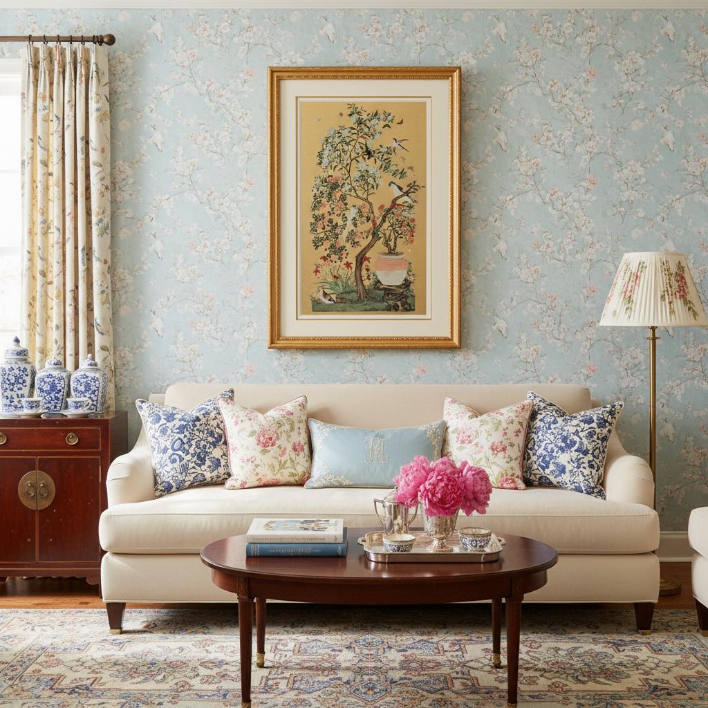Chinoiserie Peacock Art Print: 19th Century Antique Wall Decor | Part 1 ...
