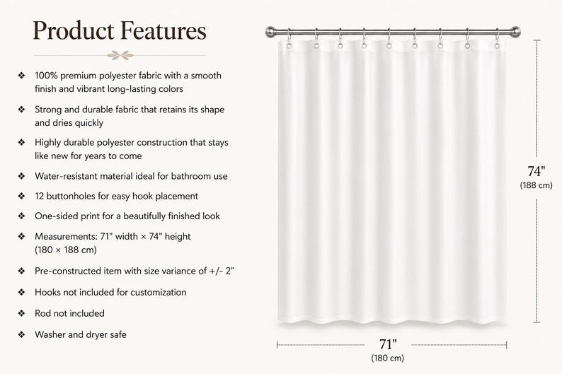 Add vintage charm to your bathroom with this stunning shower curtain, featuring a reproduction of an 18th-century Aubusson verdure tapestry. The lush woodland scene brings antique elegance to your bathroom decor, making it a perfect centerpiece for any bathroom renovation. Crafted from high-quality fabric, this bath curtain combines historic beauty with everyday functionality. Elevate your home decor with this unique tapestry-inspired bathroom accessory.