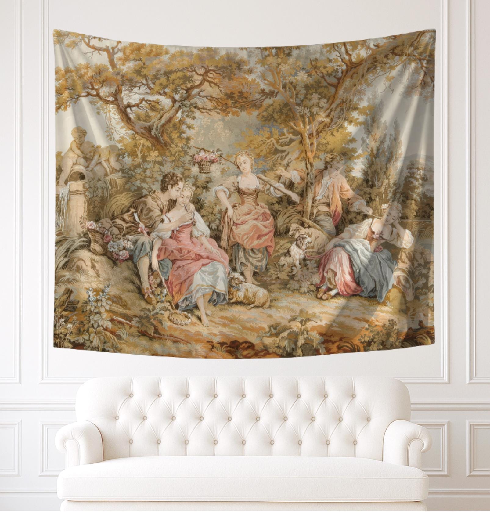 Tapisserie Goblys - Broderie, Gobelin, Tissée Jacquard (2) - Catawiki