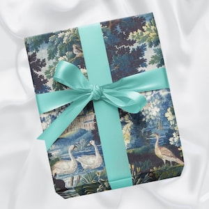 Carta da regalo - Arazzo Aubusson French Verdure, Carta da regalo natalizia, Carta da regalo per le feste, Carta da regalo festiva, Stile vintage