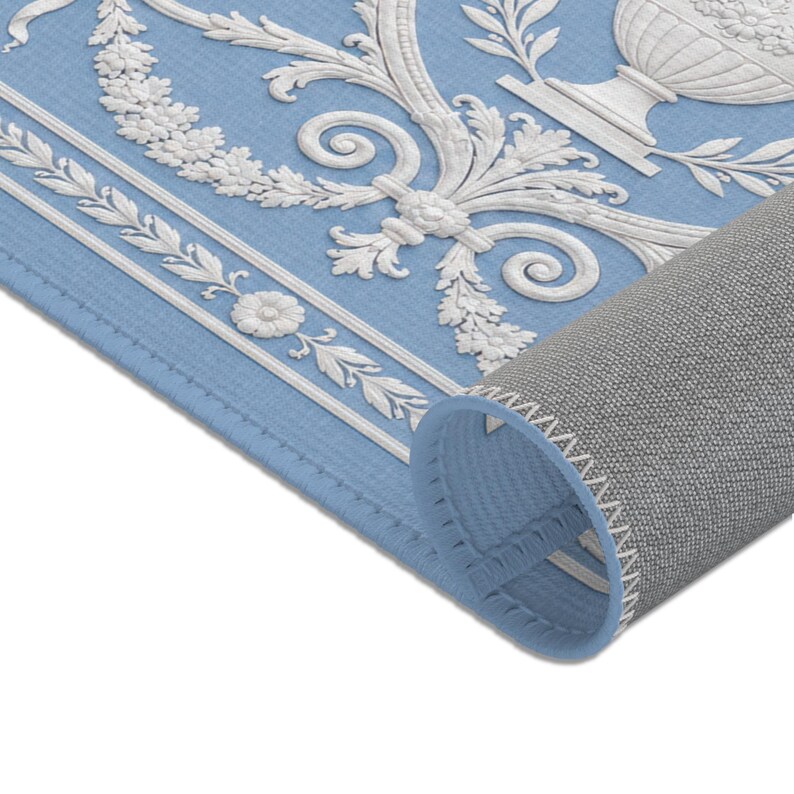Wedgwood Inspired Area Rug | Vintage 18th-century Reproduction, Blue ...