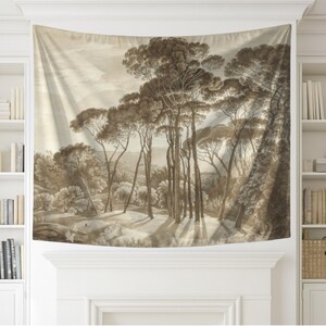 Tenture Murale Vintage Italienne - Venise - 12x19 Pouces - Coton - Neuf