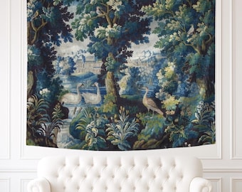 Tapisserie - détente au bord de l'eau - Décoration