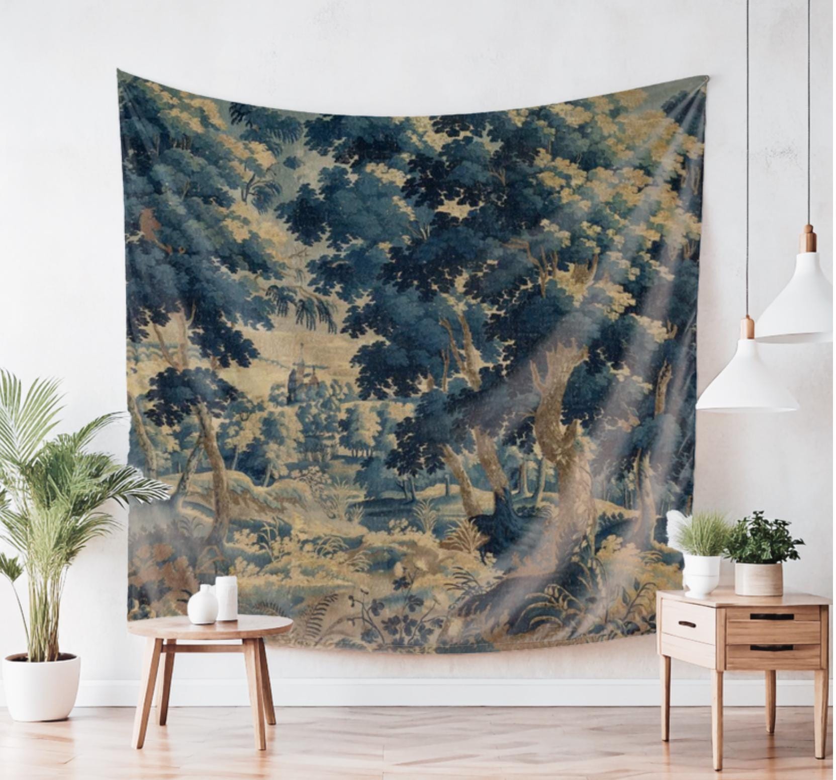 LGhtyro Abstract Boho Fabric Wall Hanging Tapestry Modern