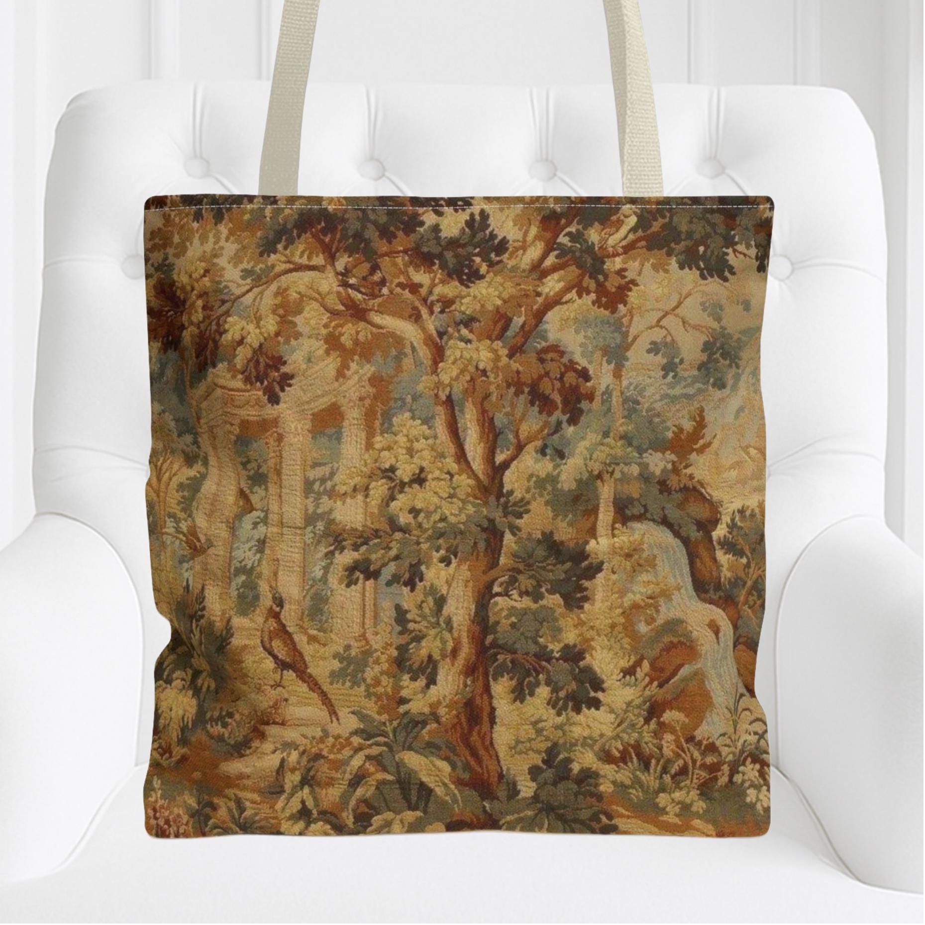 Antique Tapestry Bag - Etsy Canada