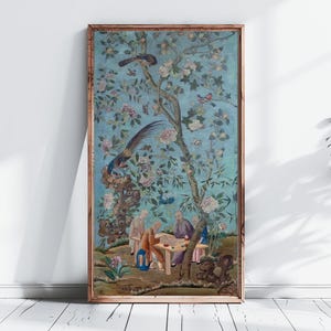 Chinoiserie Fine Art Print, Antique Chinese Wallpaper, Vintage Poster, Home Decor, Asian Wall Art, Oriental Artwork, Wall Decor | Part 2/3