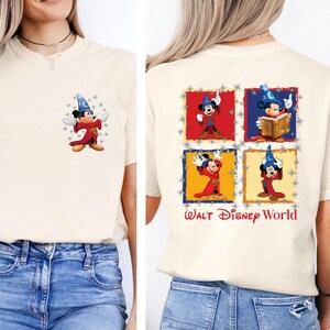 Retro Disney Fantasia Movie T-Shirt, Mickey Mouse Magic T Shirt, Disney Movie Fans Shirt, Magic Kingdom Shirt,Fantasia Sorcerer Shirt,Disney