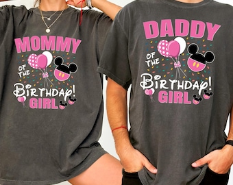 Comfort Colors Minnie Birthday T-Shirt, Custom Minnie Mouse T Shirt, Birthday Shirt for Girl, Personalized Minnie Mouse Birthday Shirt,Girls