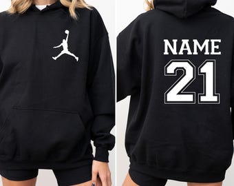 Customized Basketball Hoodie, Personalized Basketball Hoodie, Your Name Basketball  Hoodie, Basketball Player Name Hoodie, Basketball Gift