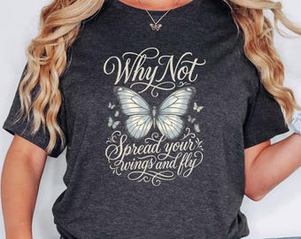 Retro Lizzie McGuire Shirt, Why Not Butterfly T-Shirt, Vintage Hilary Duff Top, Y2K Nostalgic Pop Culture Tee