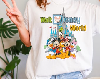 Comfort Colors® Retro Walt Disneyworld Comfort Colors T-Shirt,  Disneyworld 2025 Shirt, Vintage Mickey And Friends Shirt, Retro Disney Shirt