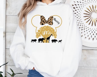Custom Disney Safari Trip Hoodie,Animal Kingdom Safari Hoodie,Mouse and Friend Safari Trip Hoodie, Mickey Friends Safari Hoodie,Gift for Her