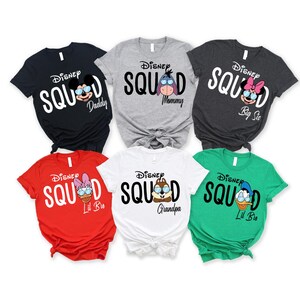 Disney family T Shirts, Disney Shirts,Disney matching Shirts 2025,Disney Trip Shirt,Disney World Shirt, Disney Vacation Tee,Disney Squad Tee