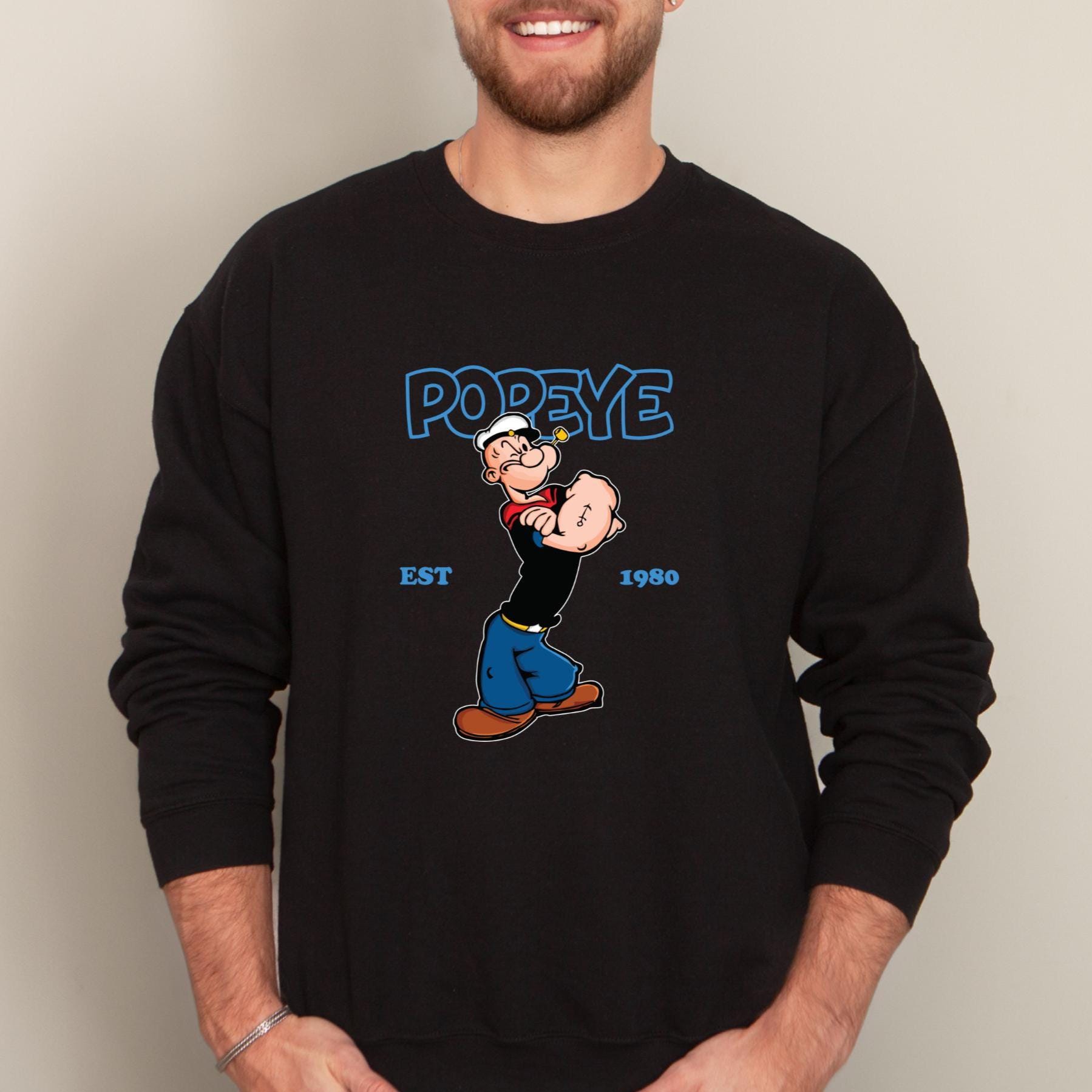 Popeye Sweatshirt - Etsy
