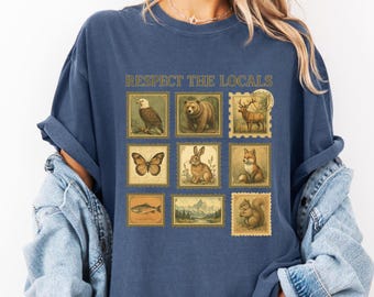 Comfort Colors® Protect Wildlife Shirt, Vintage Nature Lover T-Shirt, Animal Lover Graphic Tee,Save The Animals Shirt,National Park Gift Top