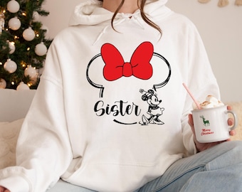 Custom Disney Family Hoodie, Matching Vacation Hoodie, Personalized Mickey Minnie Hoodie
